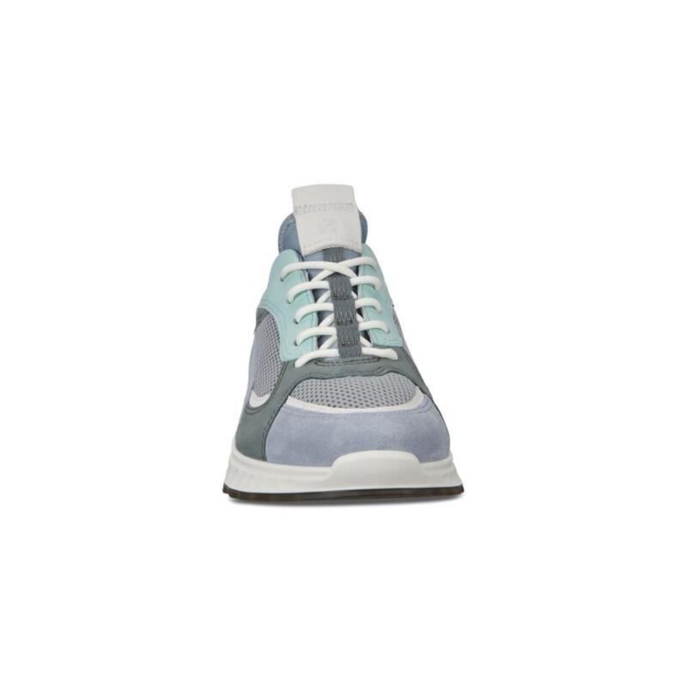 Womens Sneakers - ECCO St.1 - White/Blue - 6930NAPEH